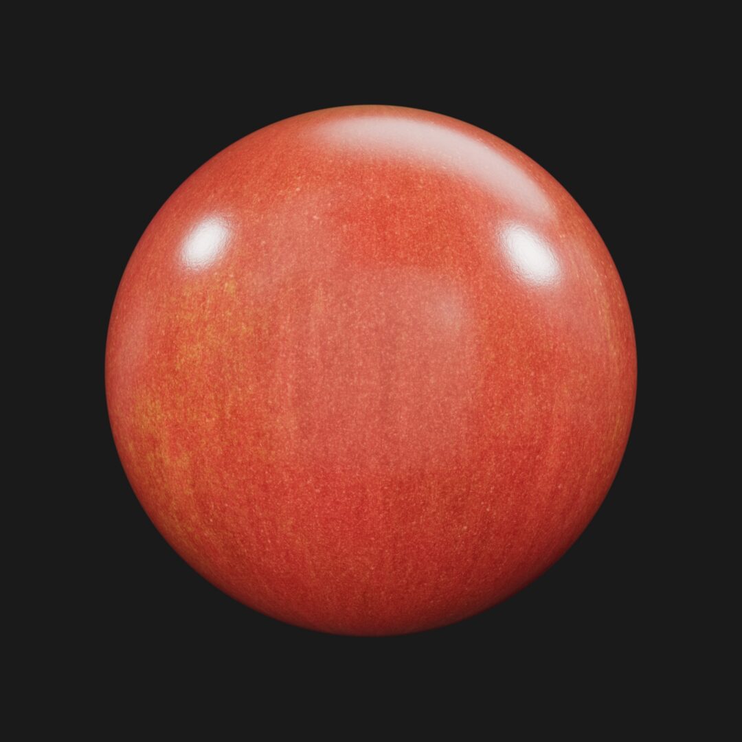 4K Red Apple-C4D Material