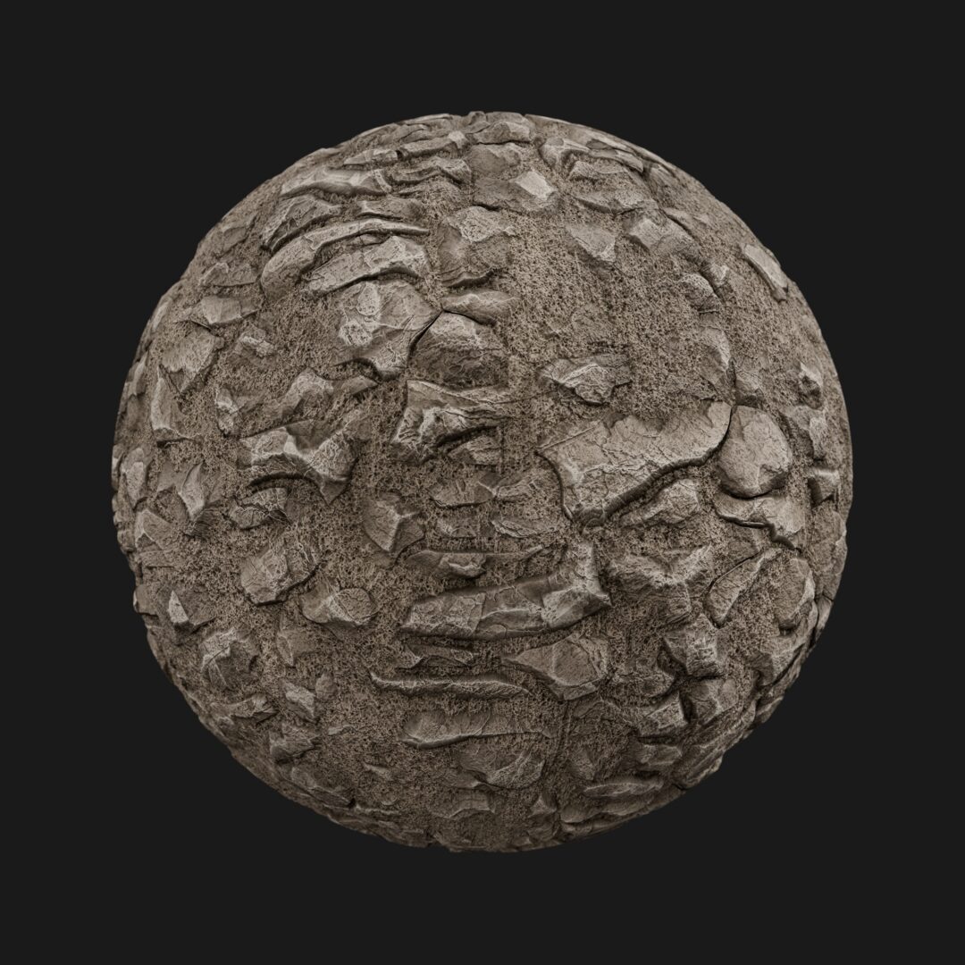 4K Rock Wall 01-C4D Material