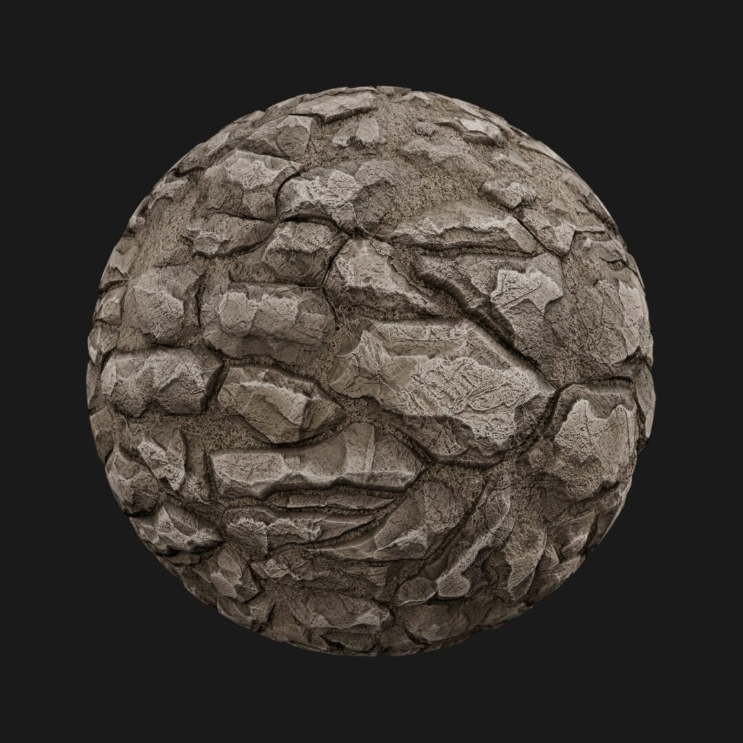 4K Rock Wall 02-C4D Material