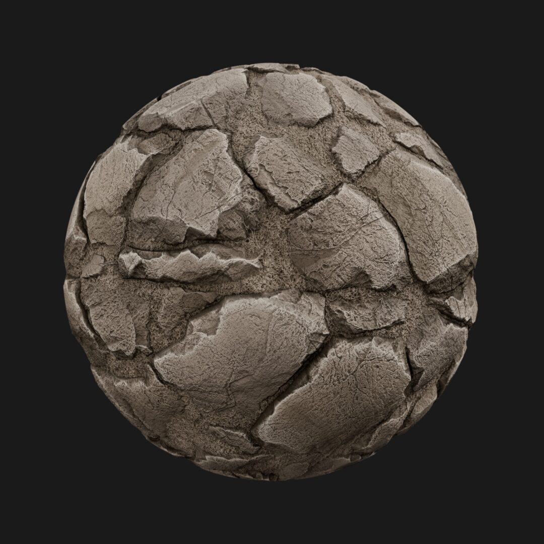 4K Rock Wall 03-C4D Material