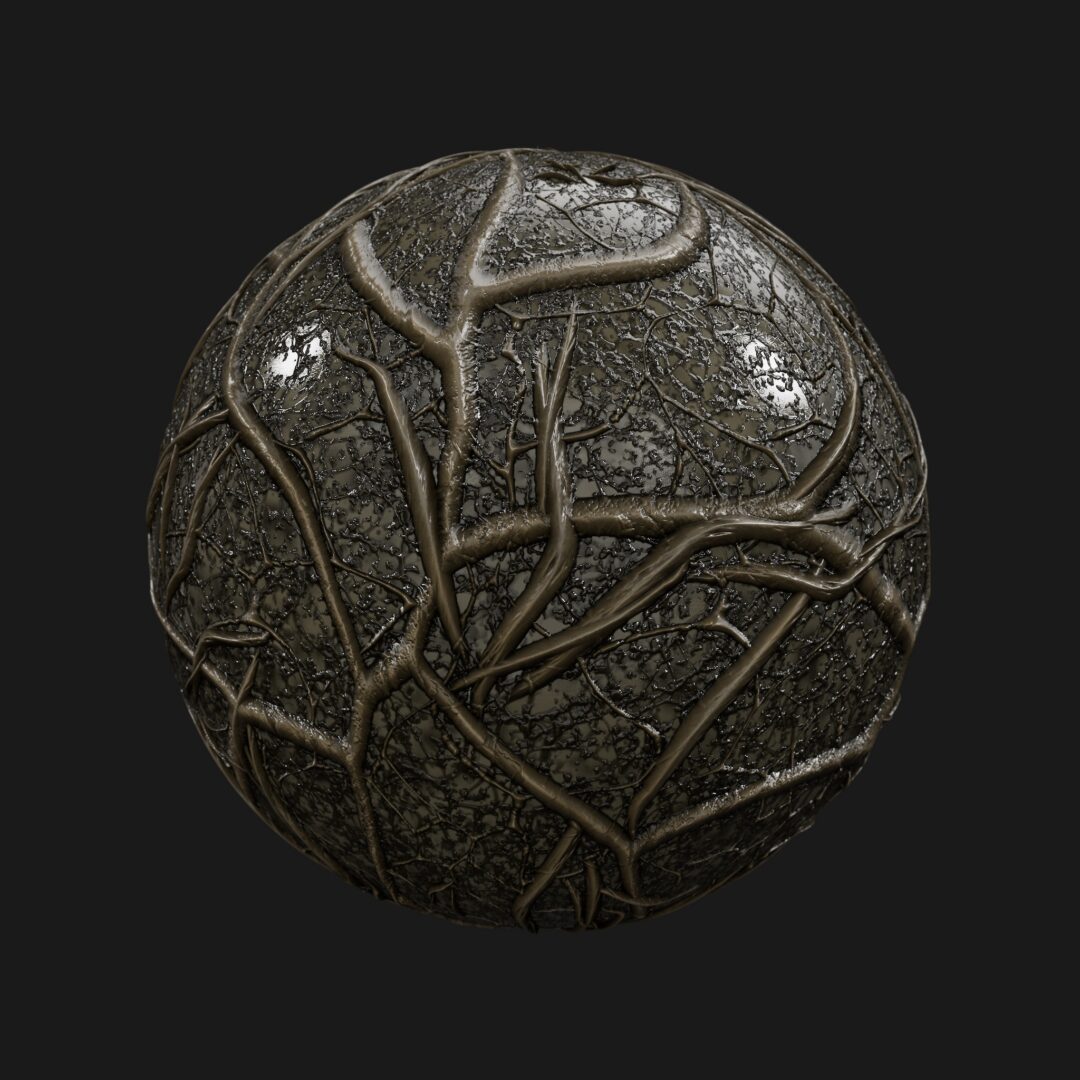 Roots and Wet Mud-C4D Material