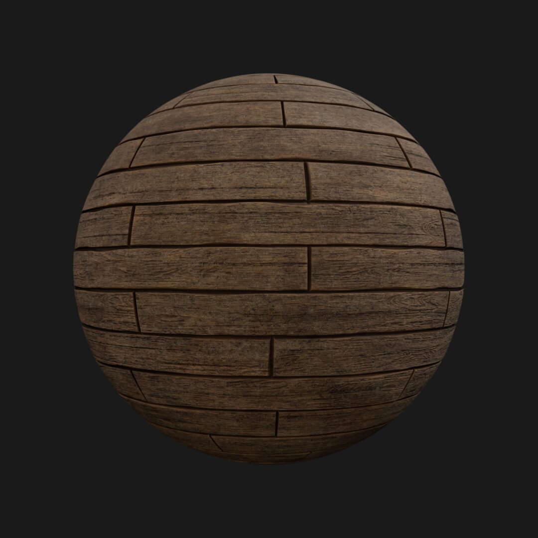 4K Rough Wood Old Planks-C4D Material