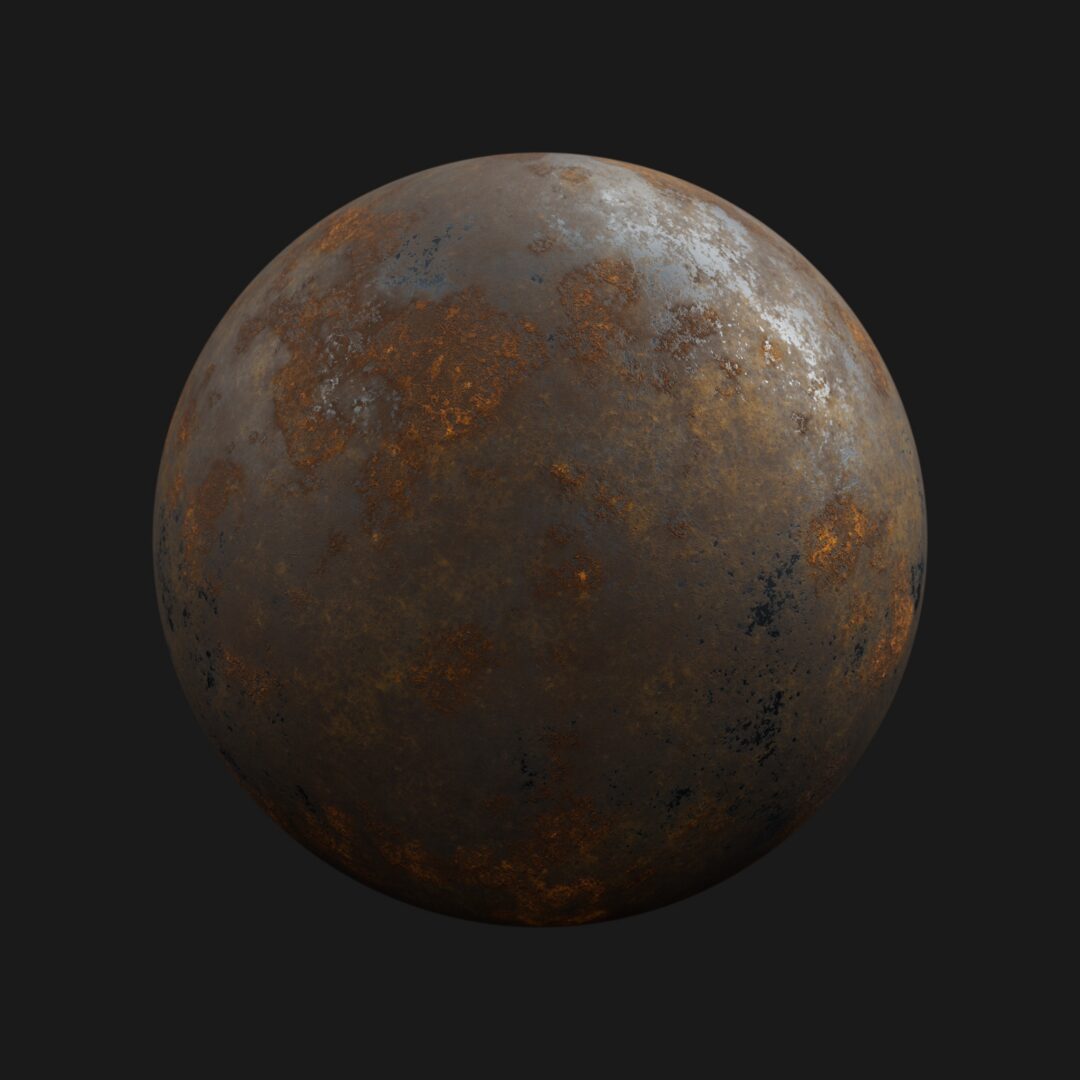 4K Rusted Metal 01-C4D Material