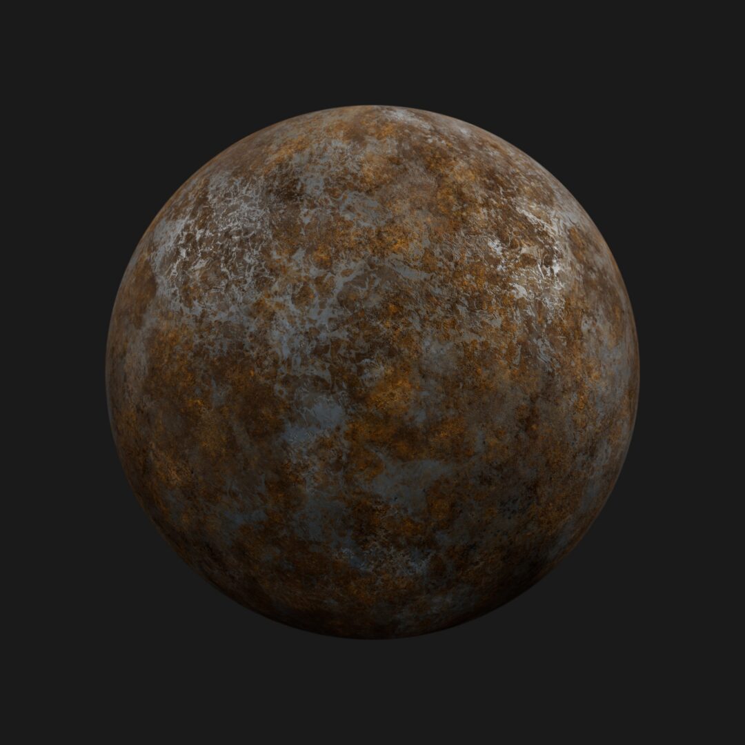 4K Rusted Metal 02-C4D Material