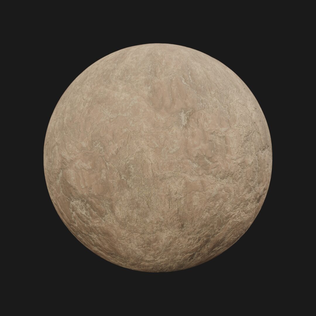 4K Sandy Rock Wall-C4D Material
