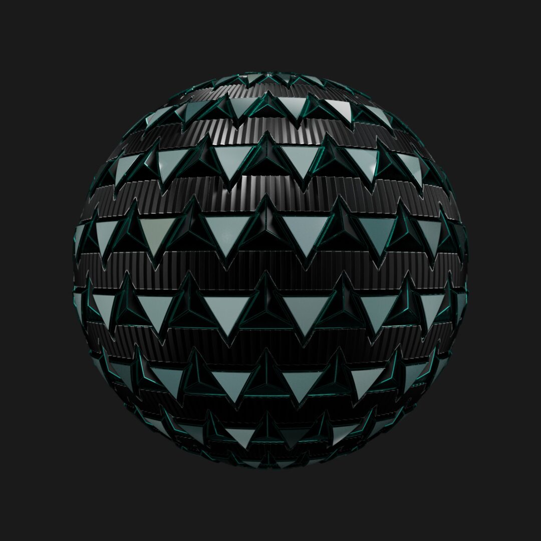 4K Sci Fi Glass Panel-C4D Material