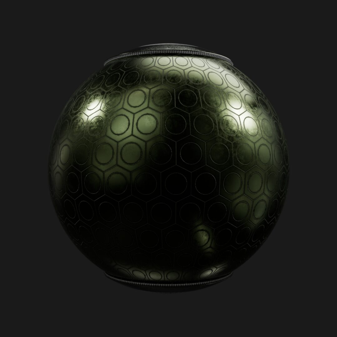 4K Sci Fi Panel 02-C4D Material