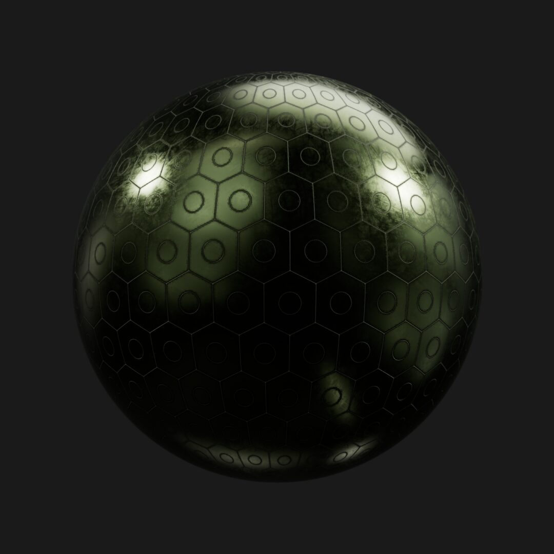 4K Sci Fi Panel 03-C4D Material