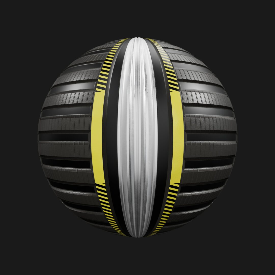 4K Sci Fi Tracks 01-C4D Material