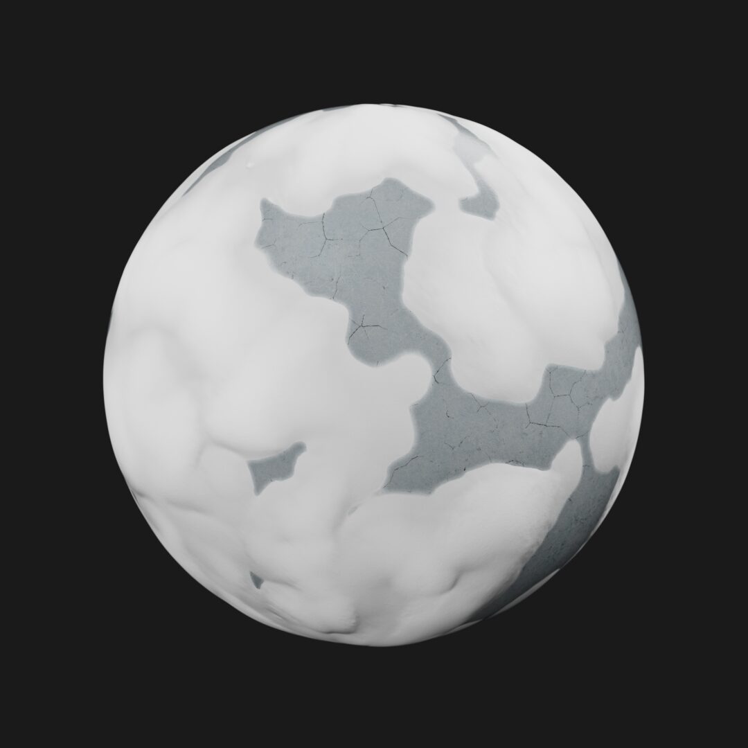 4K Snow Ground Ice-C4D Material