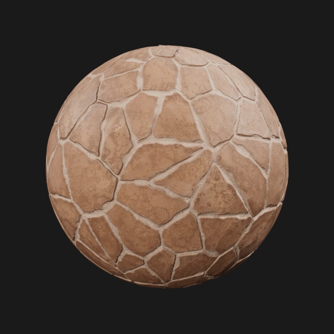 4K Stone Pathway 06-C4D Material