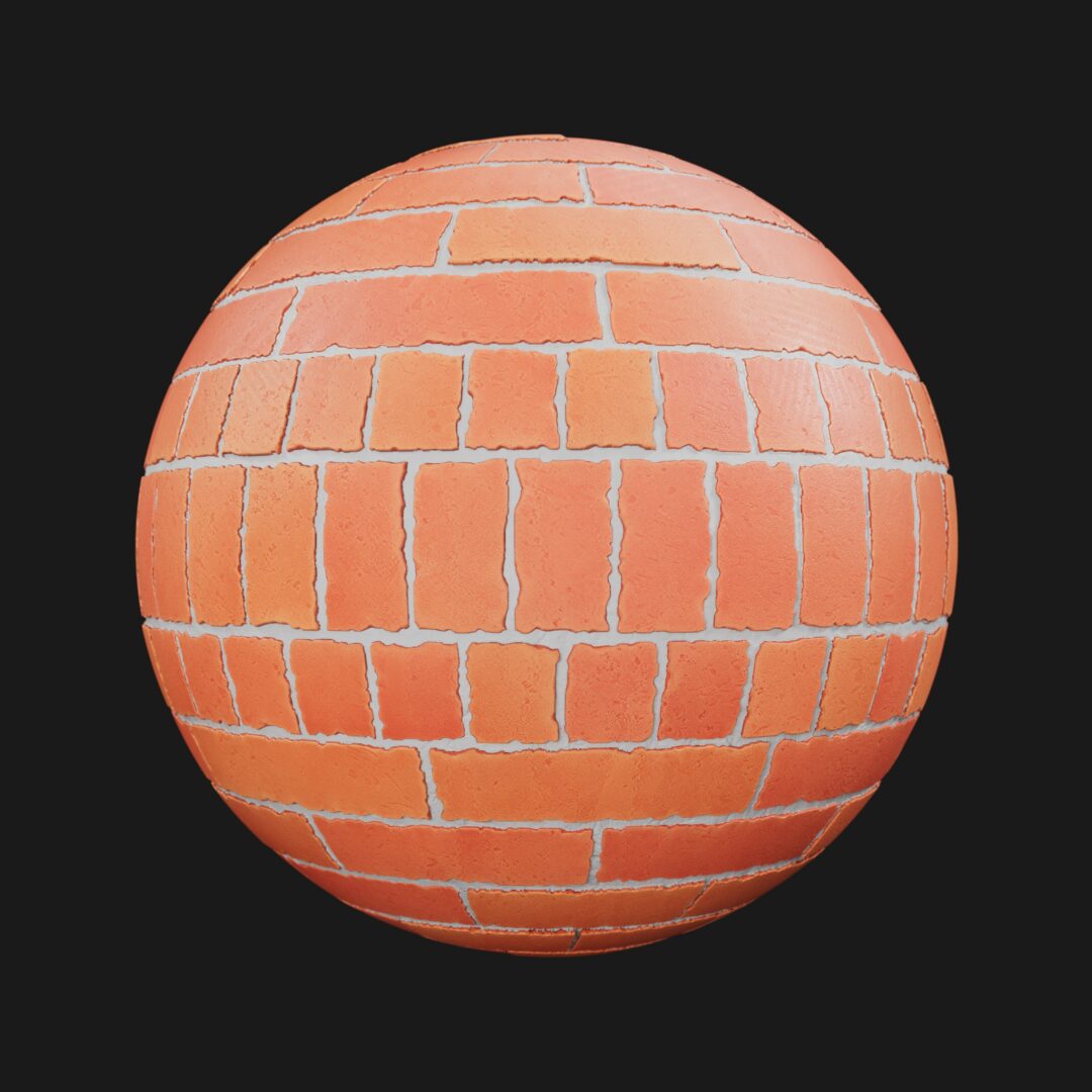 4K Stylized Brick 08-C4D Material