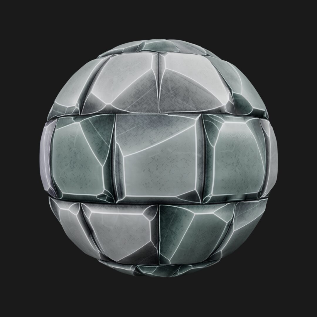 4K Stylized Floor Tiles 02-C4D Material