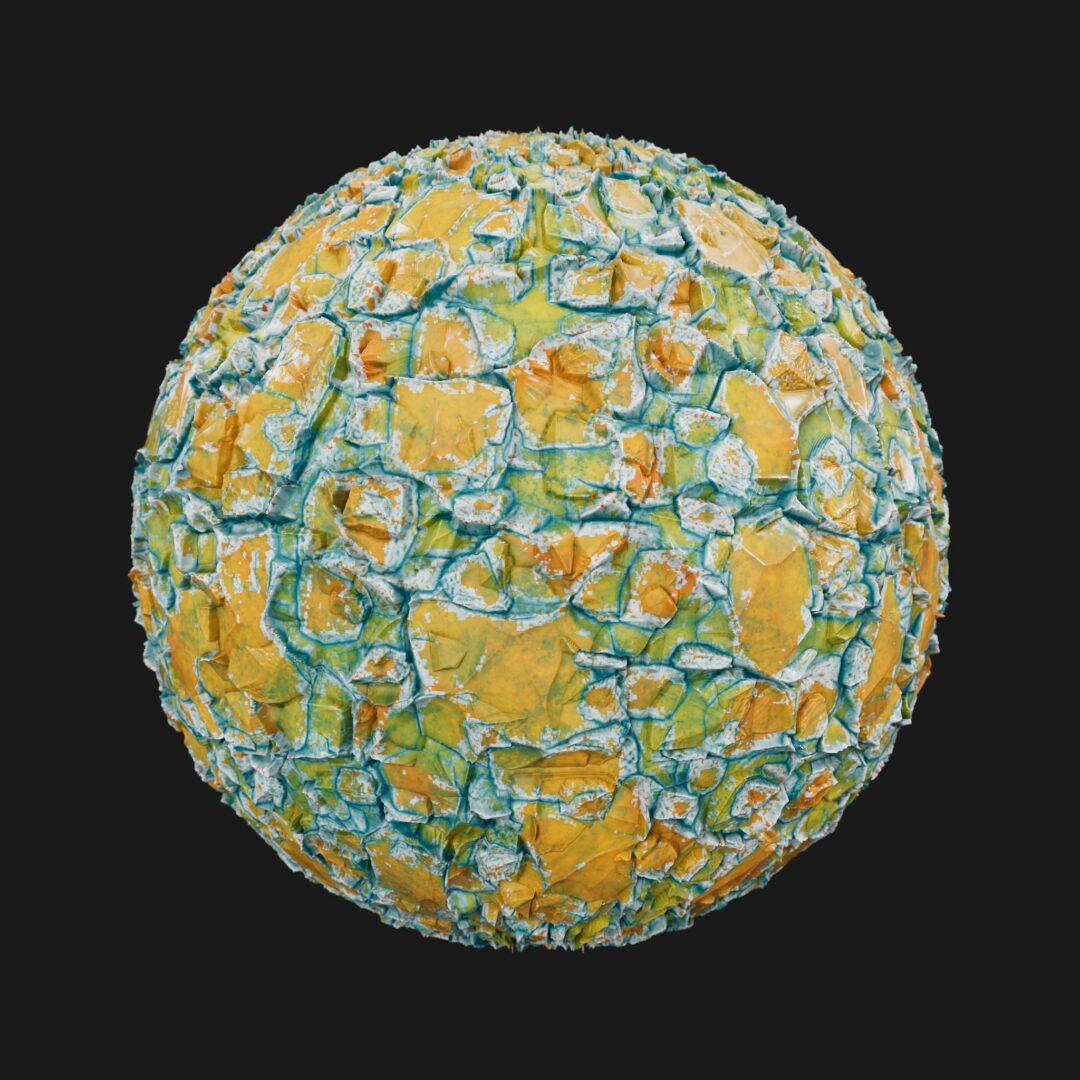 Stylized Ground Rock 03-C4D Material