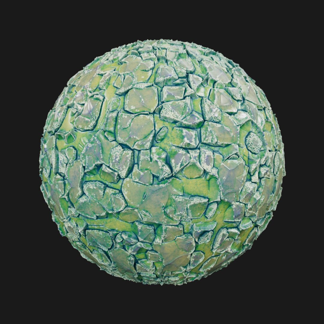 Stylized Ground Rock 04-C4D Material