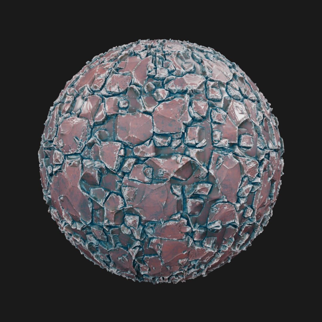 Stylized Ground Rock 05-C4D Material