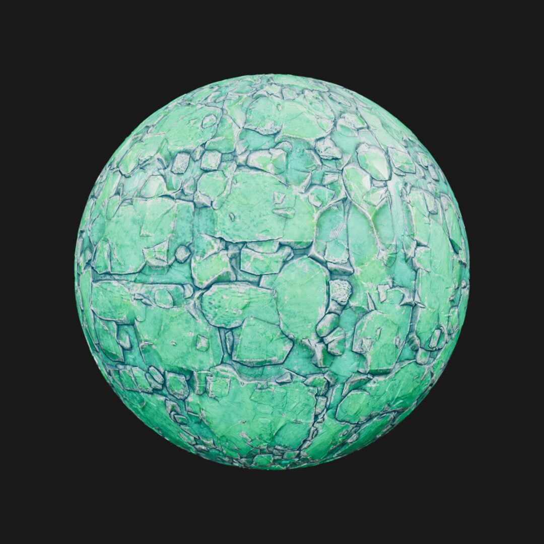 Stylized Ground Rock 10-C4D Material