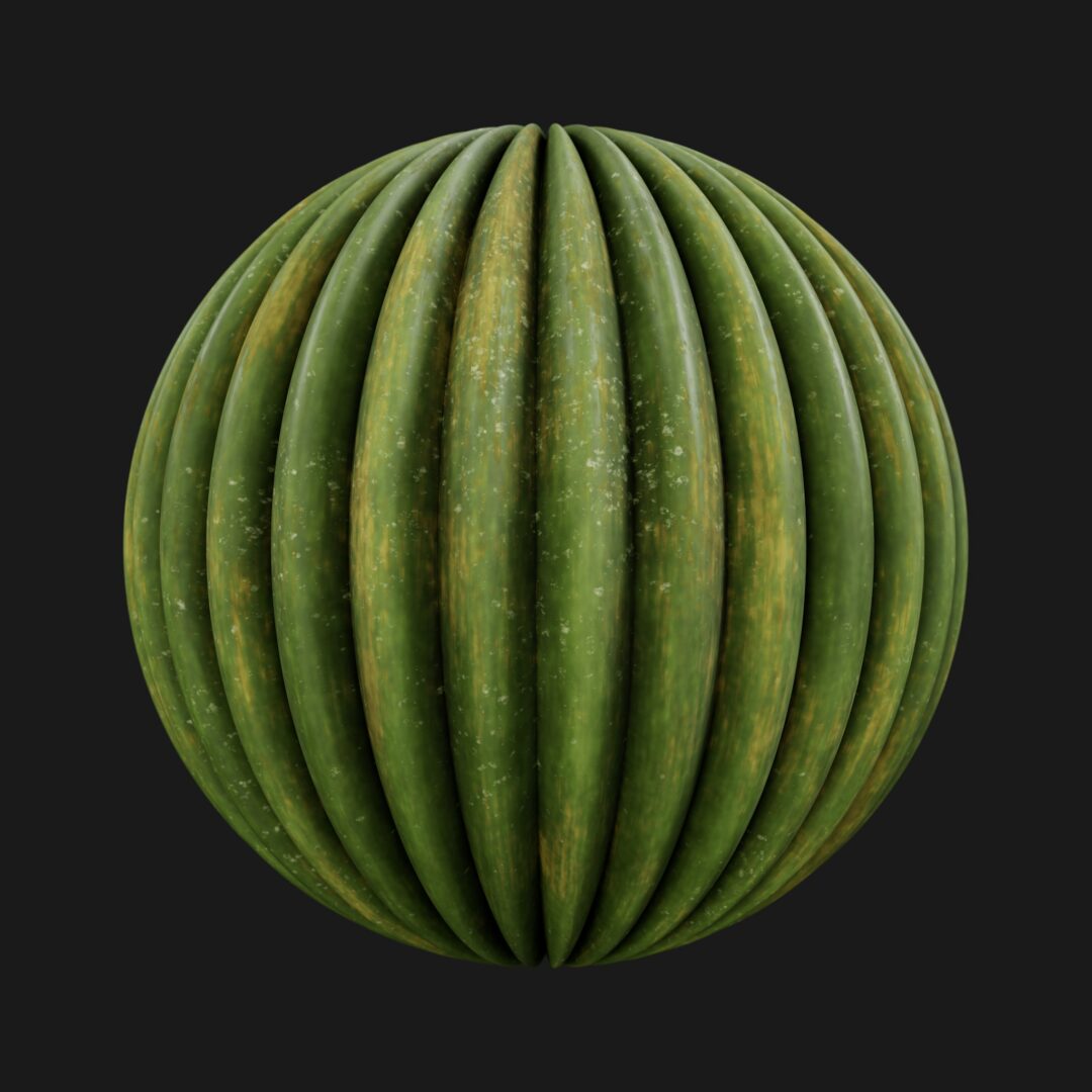 4K Stylized Pumpkin Stem-C4D Material