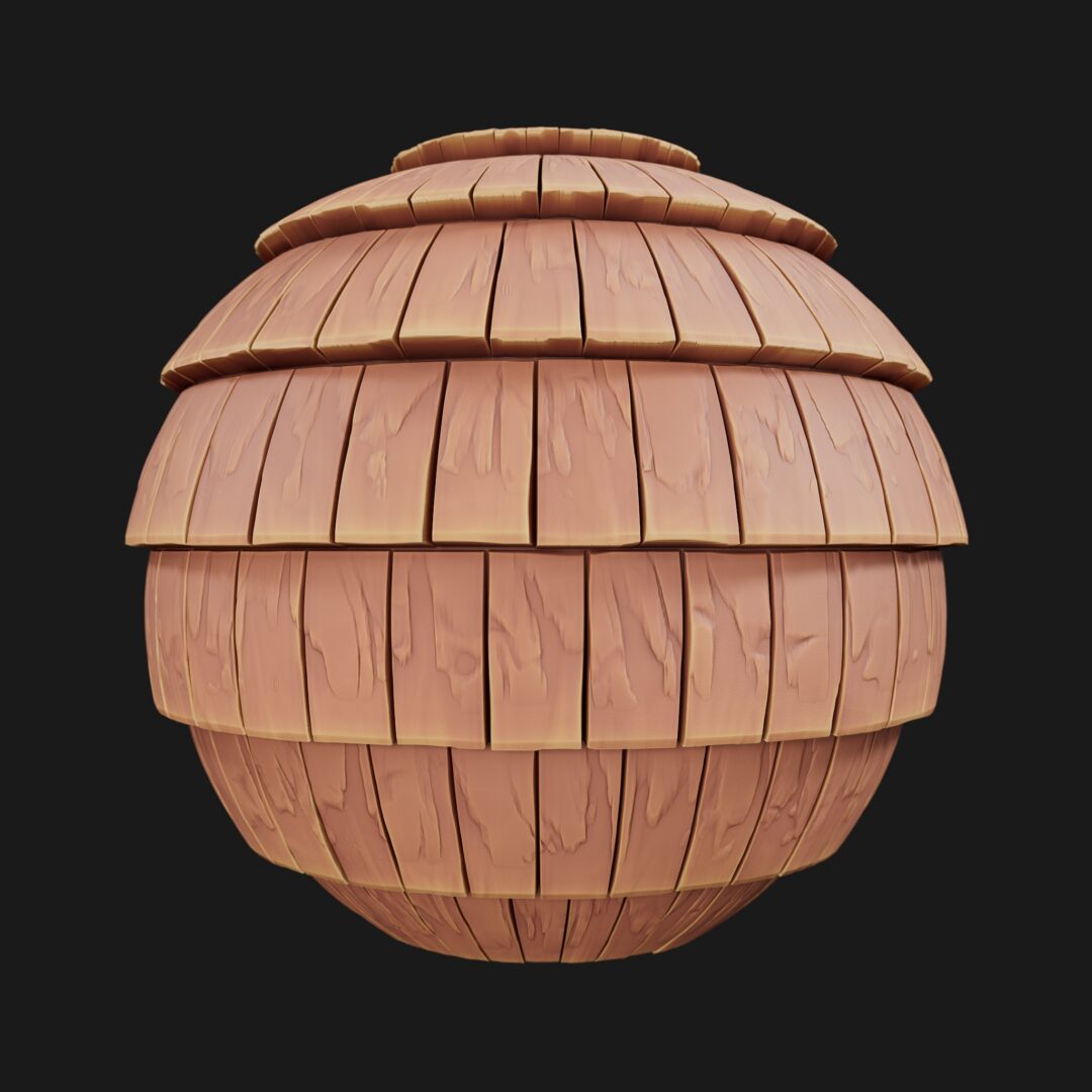 4K Stylized Roof Tiles 02-C4D Material