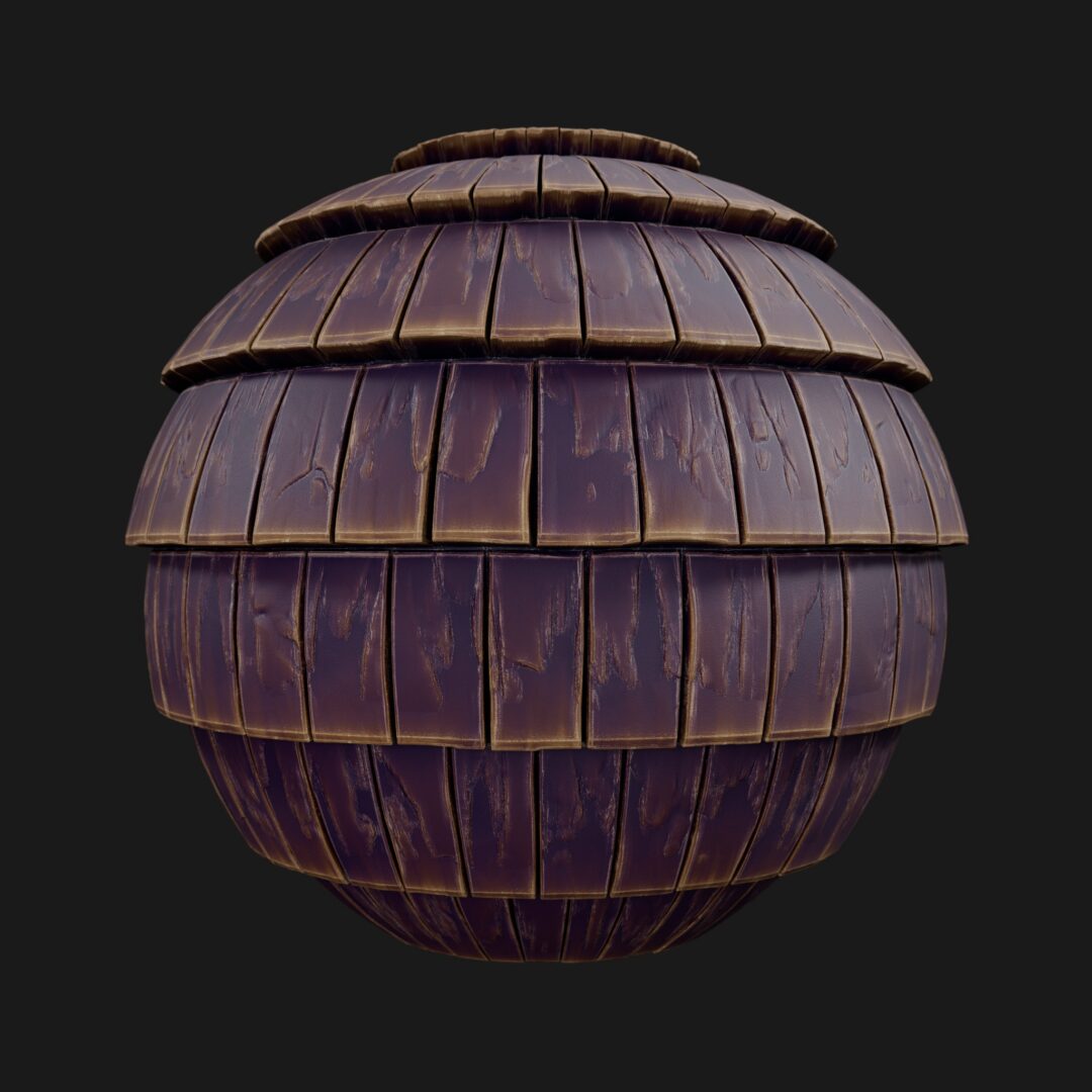 4K Stylized Roof Tiles 03-C4D Material