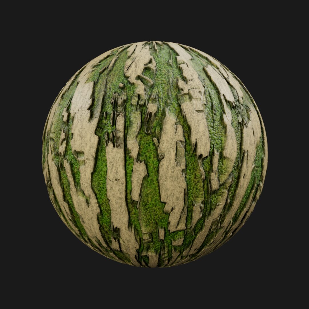 Stylized Tree Bark 04-C4D Material
