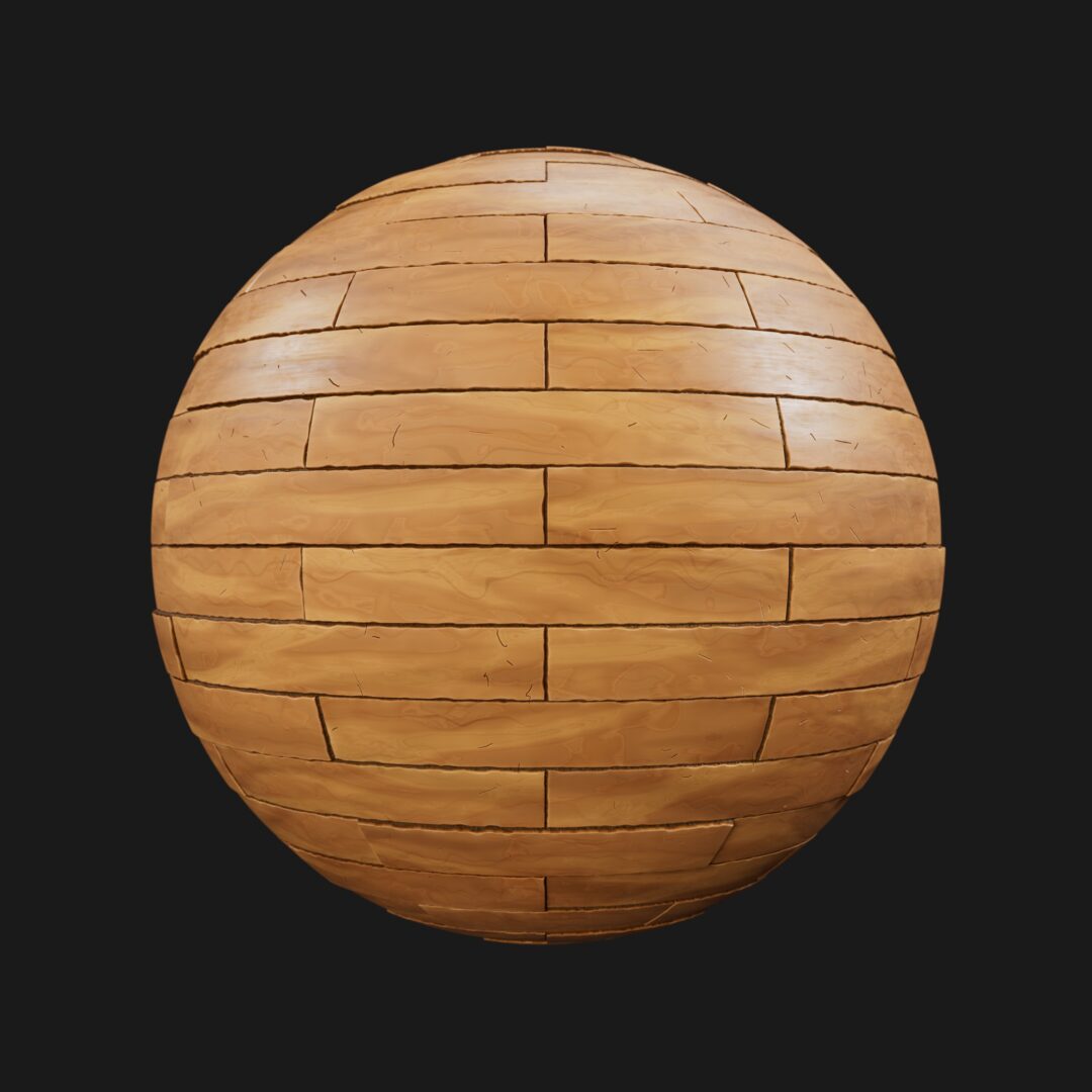4K Stylized Wood 01-C4D Material