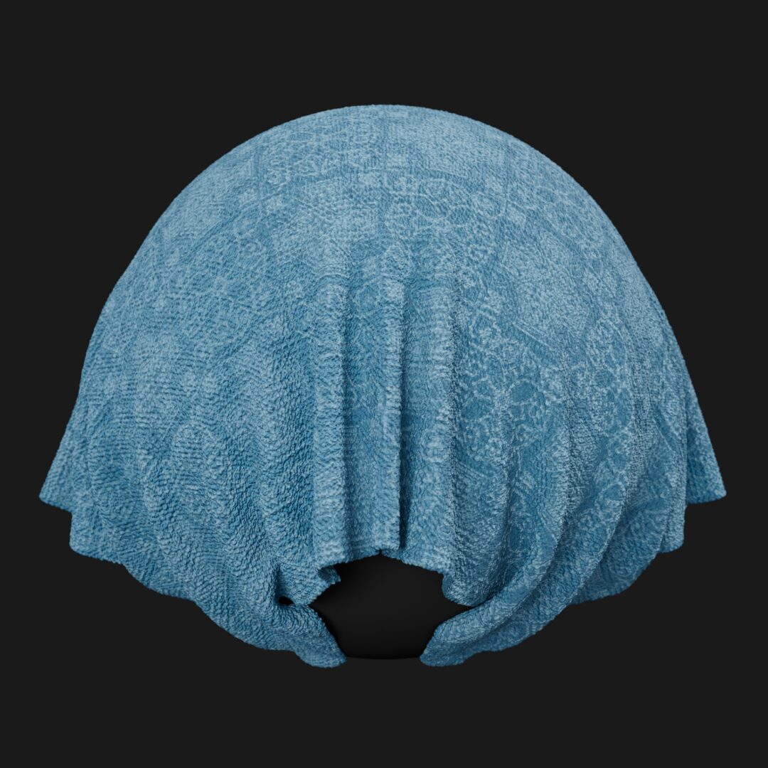 4K Thick Brushed Carpet 02-C4D Material