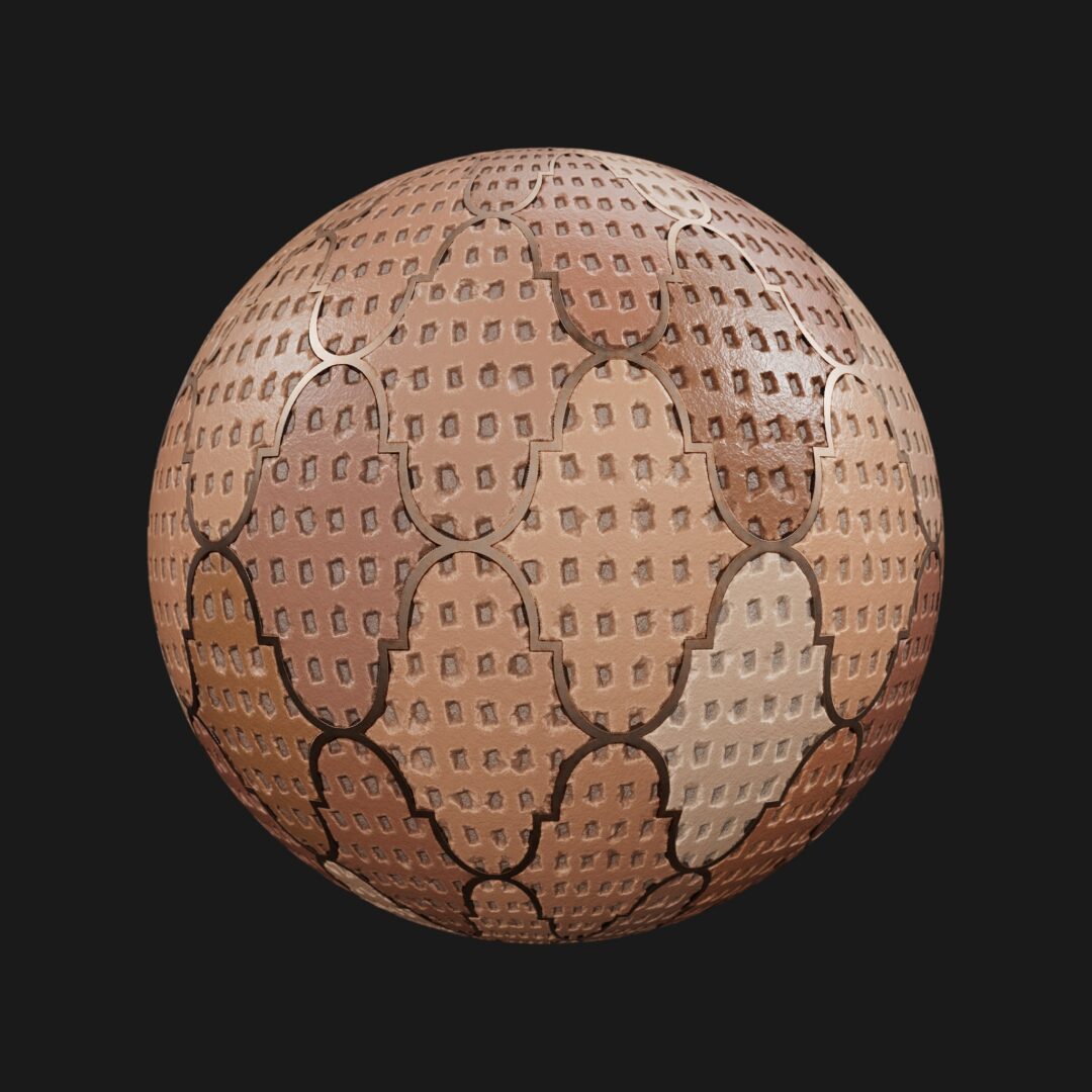 4K Unique Tile Pattern 03-C4D Material