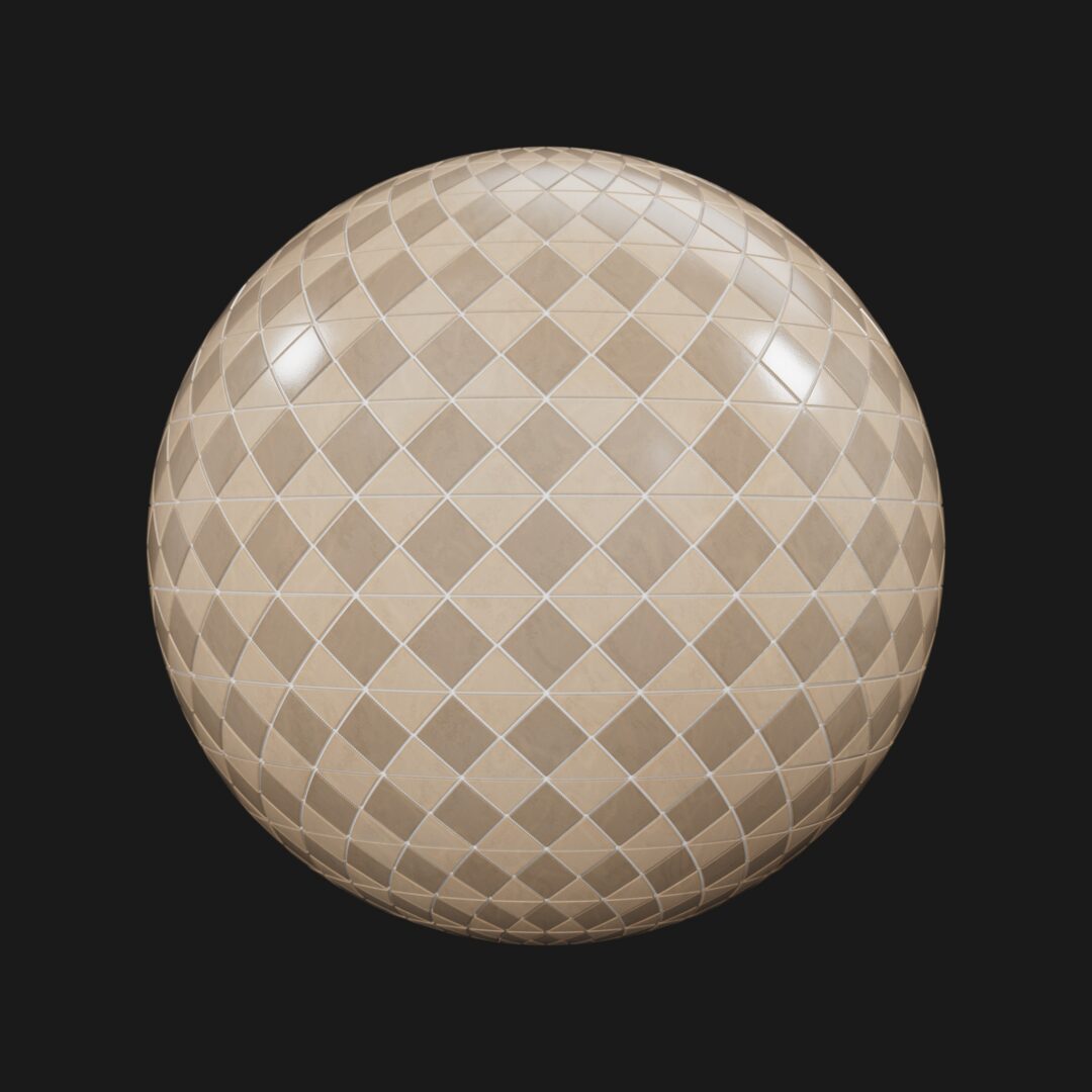 4K Unique Tiles 01-C4D Material