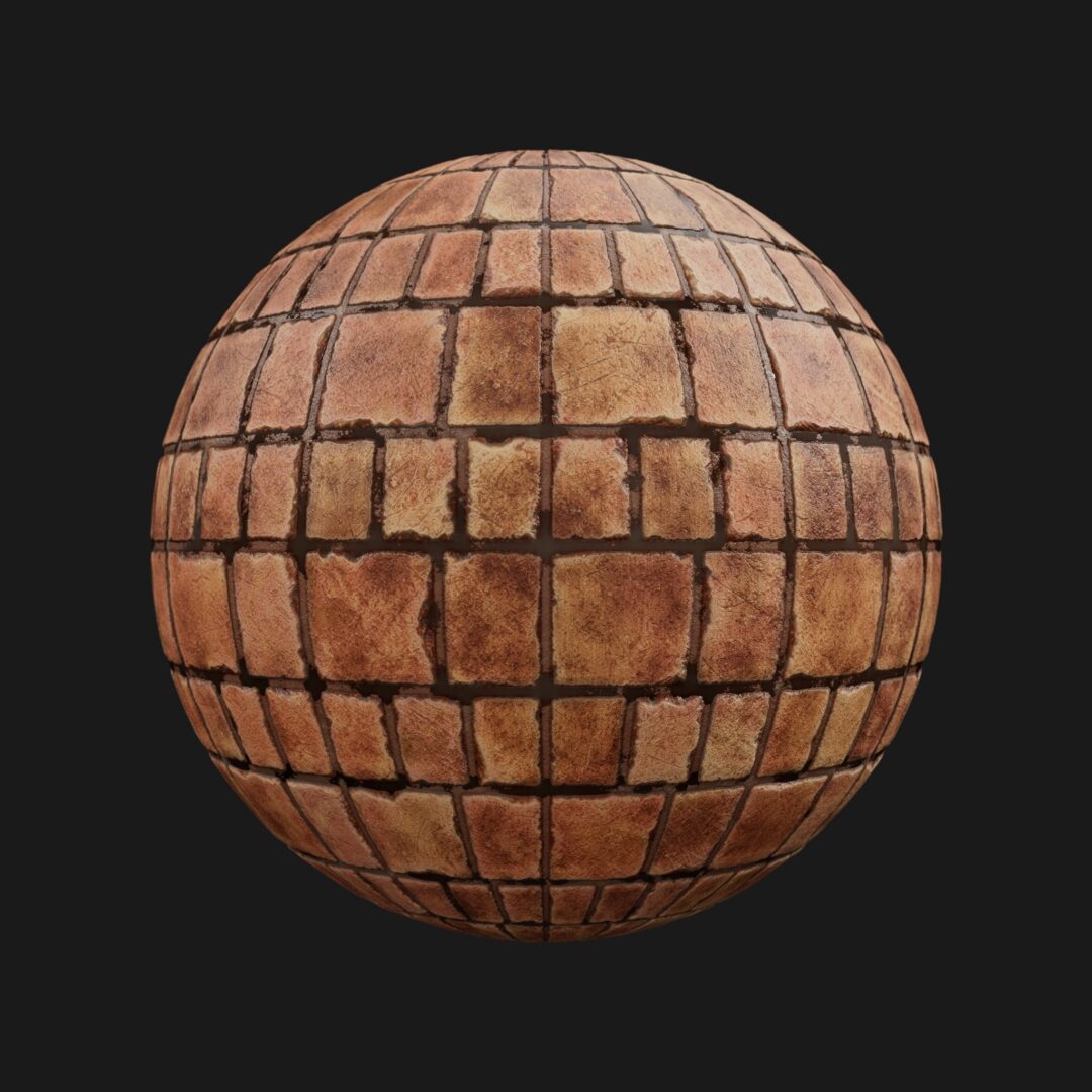 4K Wet Stone Tiles-C4D Material