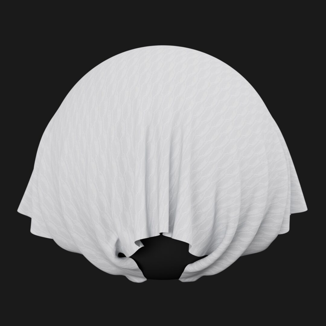 4K White Linen 02-C4D Material