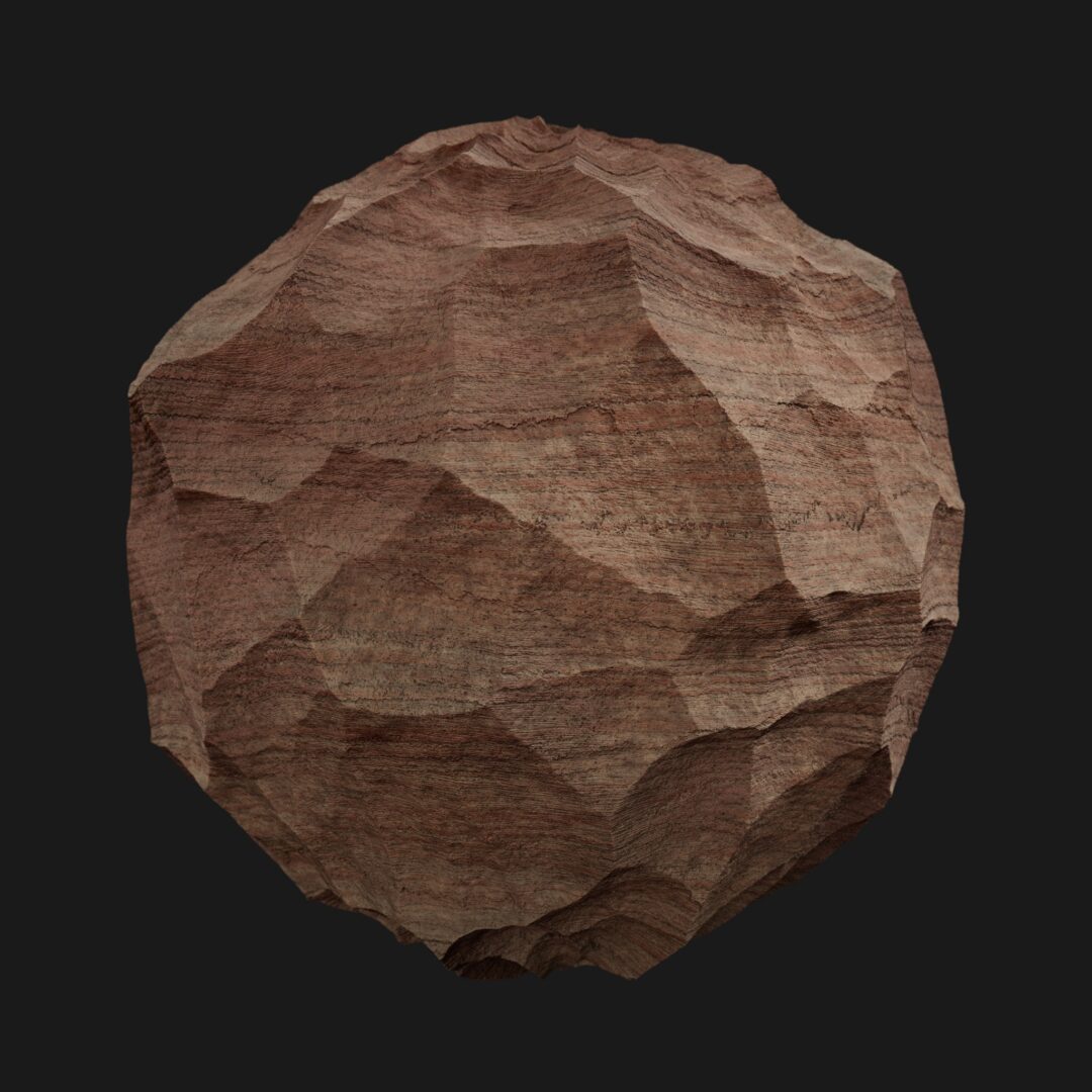 4K Wind Eroded Sandstone-C4D Material