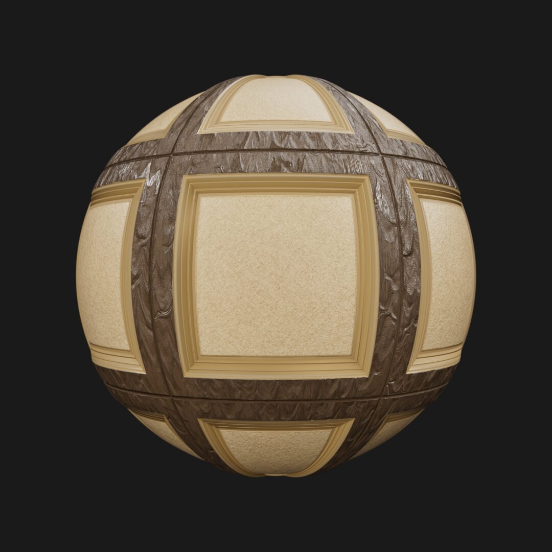 4K Wood Ceiling 02-C4D Material