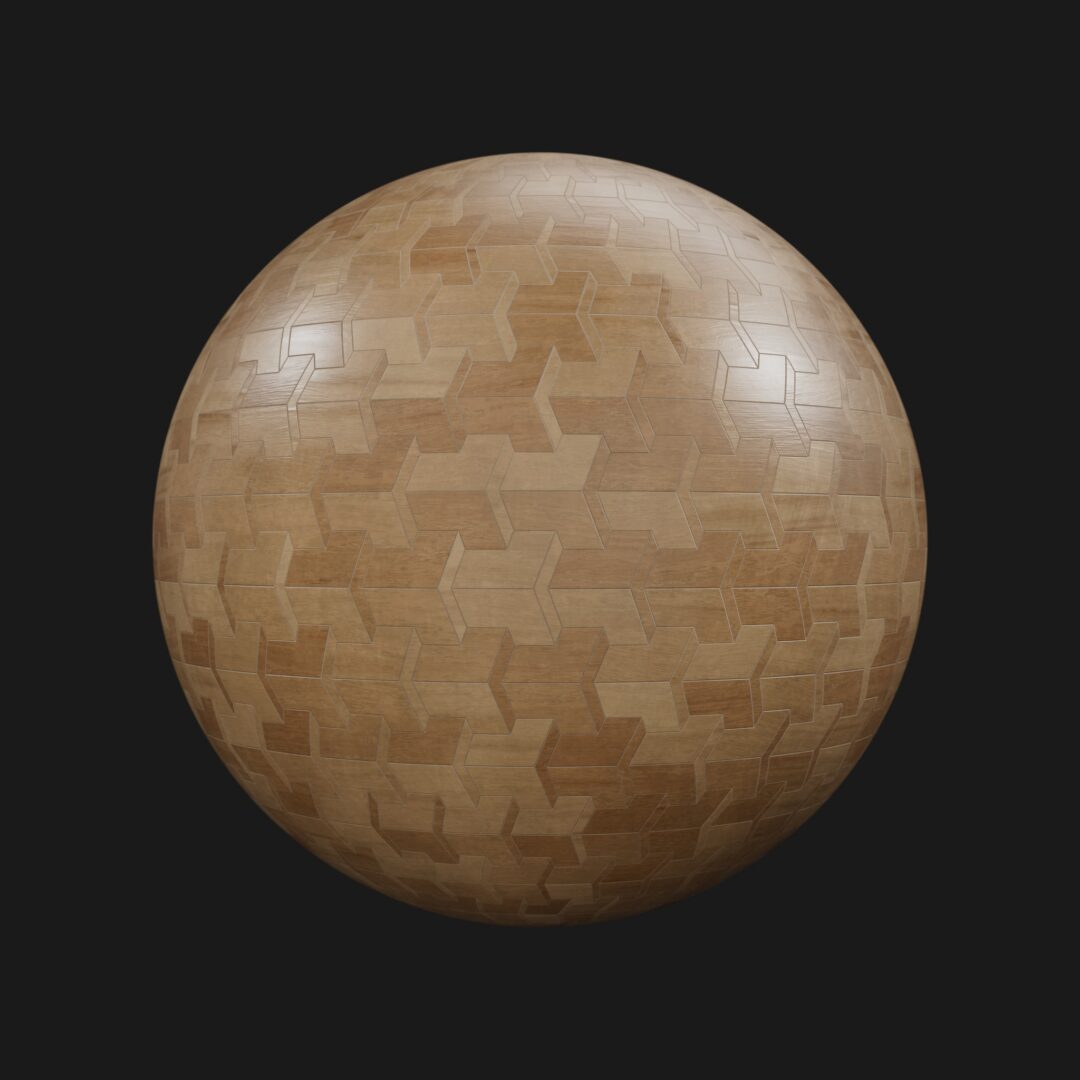 4K Wood Parquet 14-C4D Material