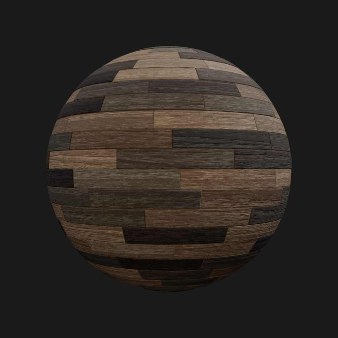 4K Wood Parquet 17-C4D Material