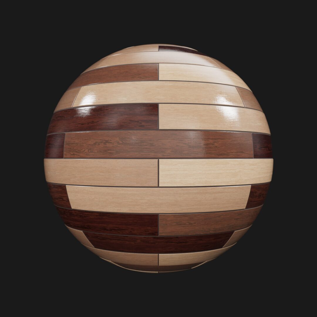 4K Wood Parquet 20-C4D Material