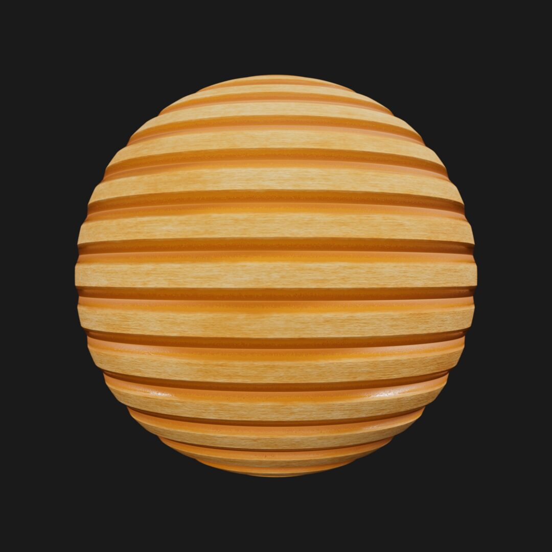 4K Wood Rib Pattern 01-C4D Material