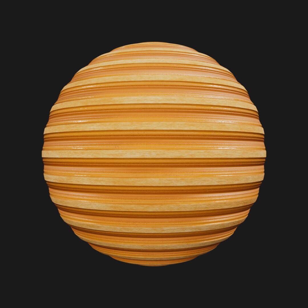 4K Wood Rib Pattern 02-C4D Material
