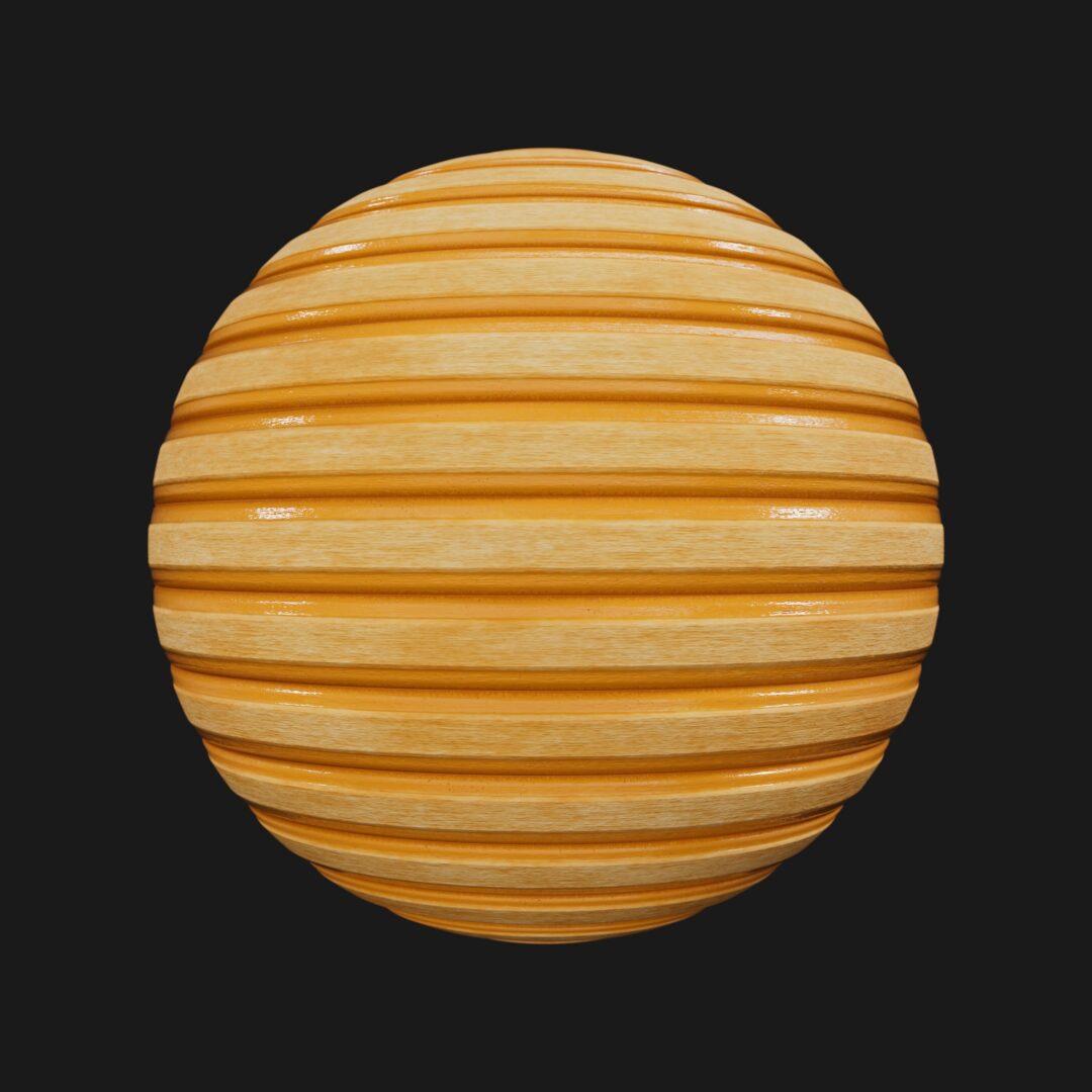 4K Wood Rib Pattern 03-C4D Material