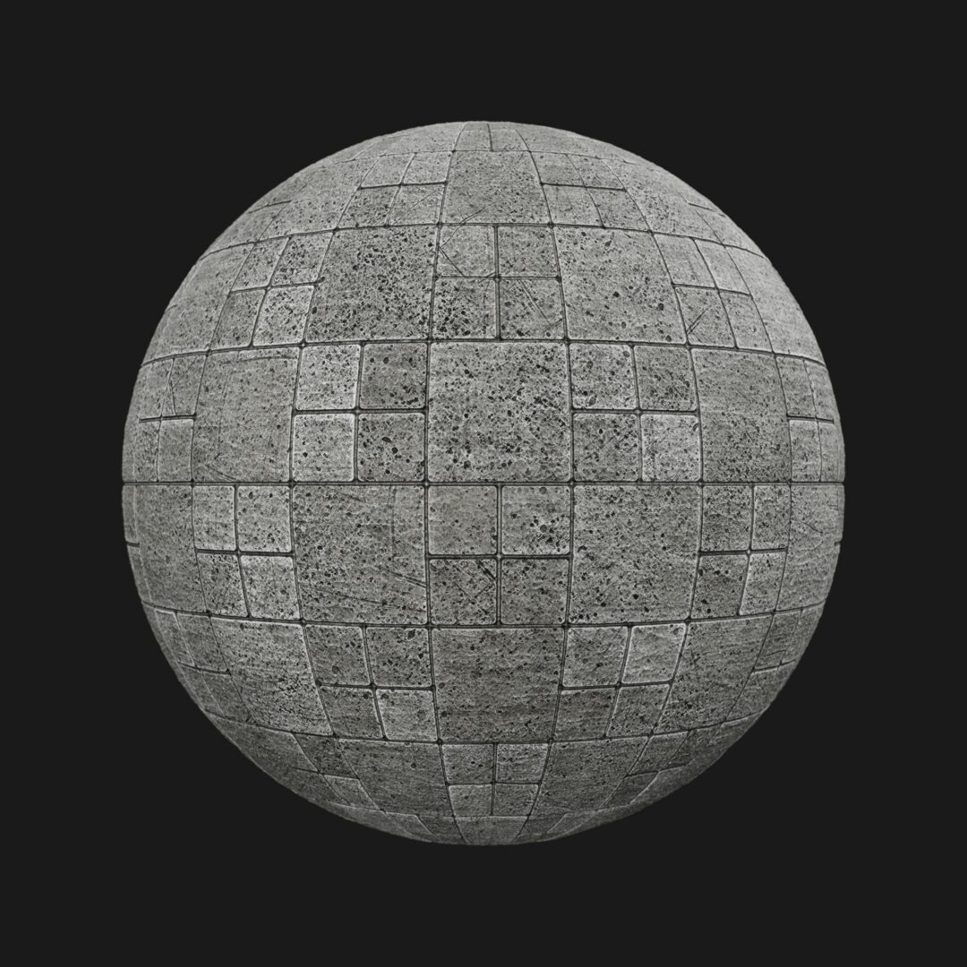 4K Cement Tiles 05-C4D Material