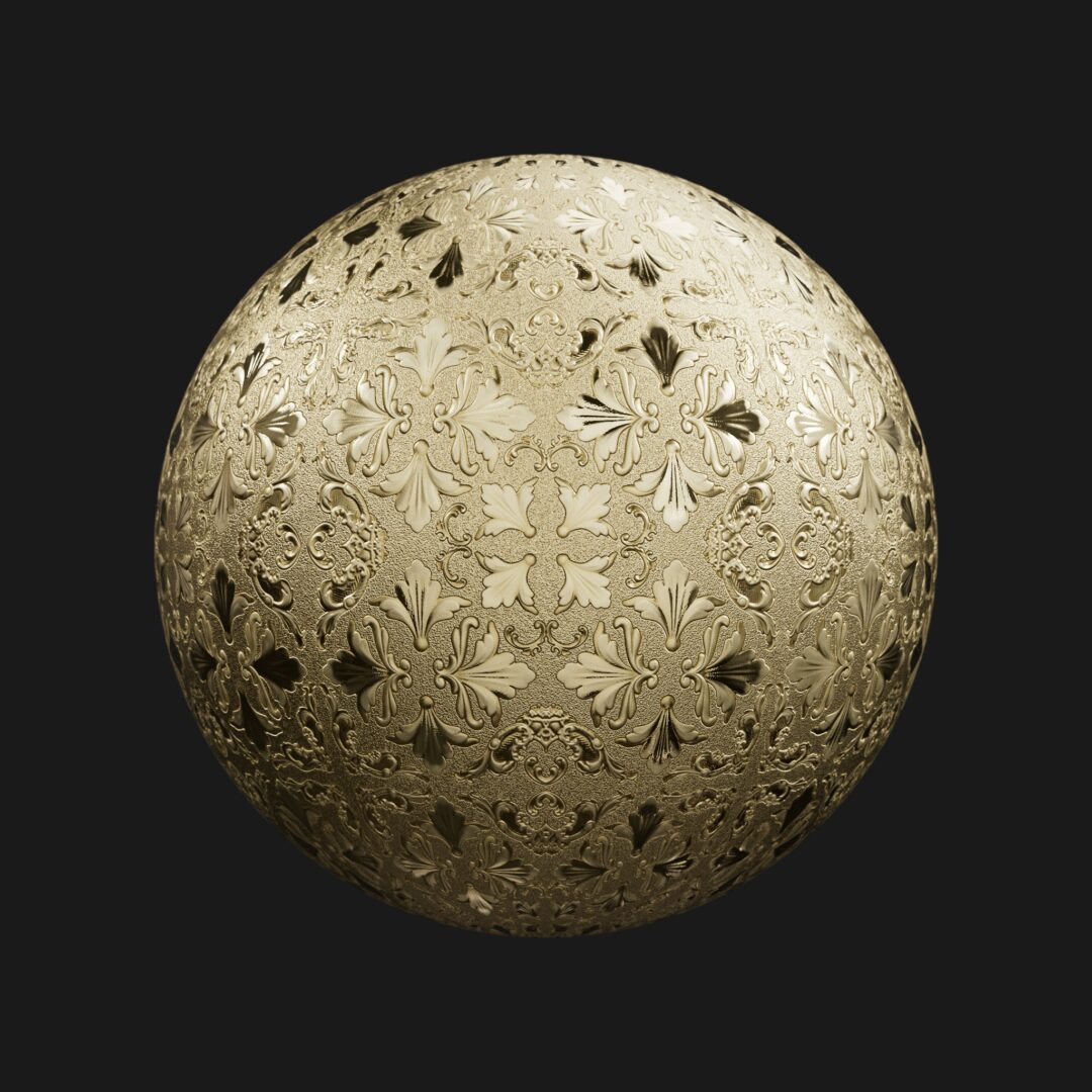 4K Ornate Gold 02-C4D Material
