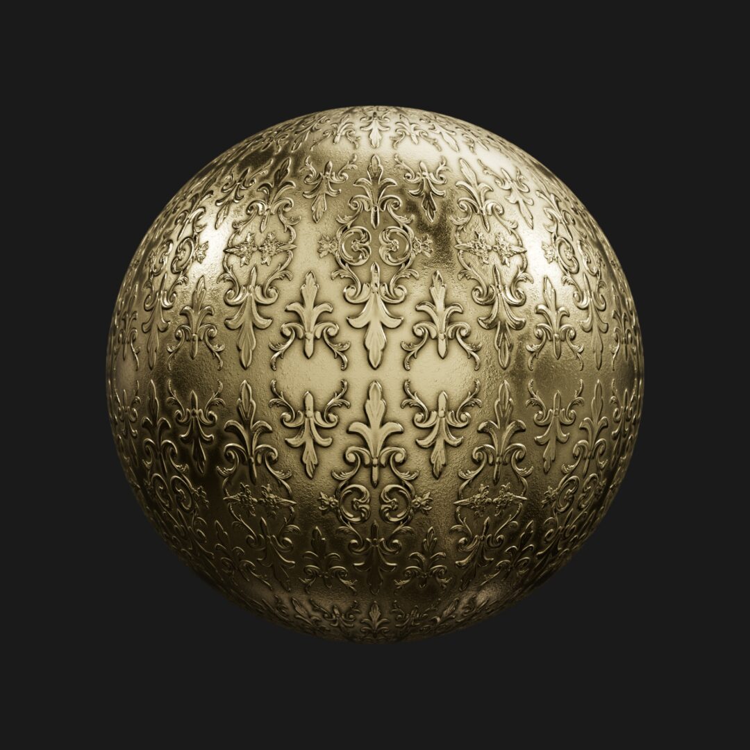 4K Ornate Gold 03-C4D Material