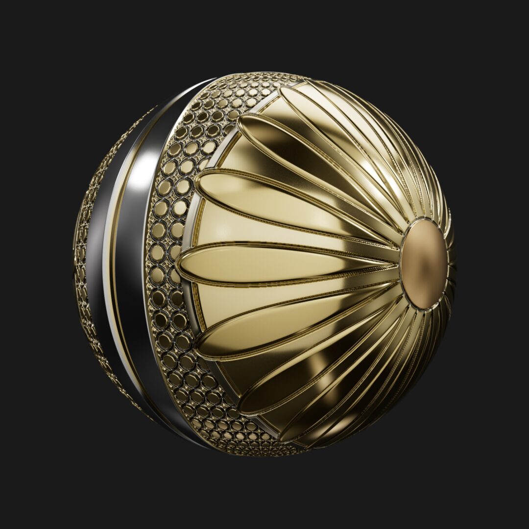 Sunflower Metal Tile-C4D Material