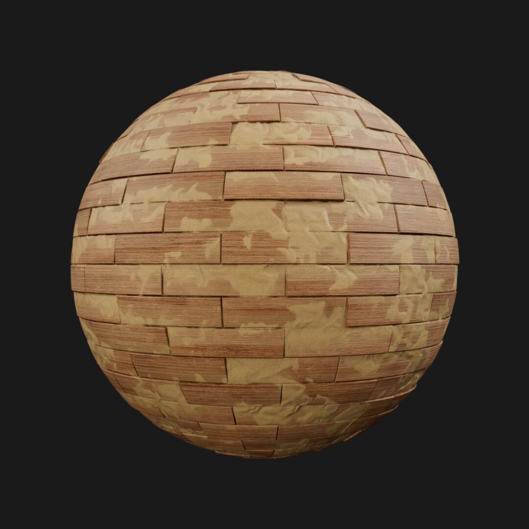4K Wood Planks Sand - C4D Material