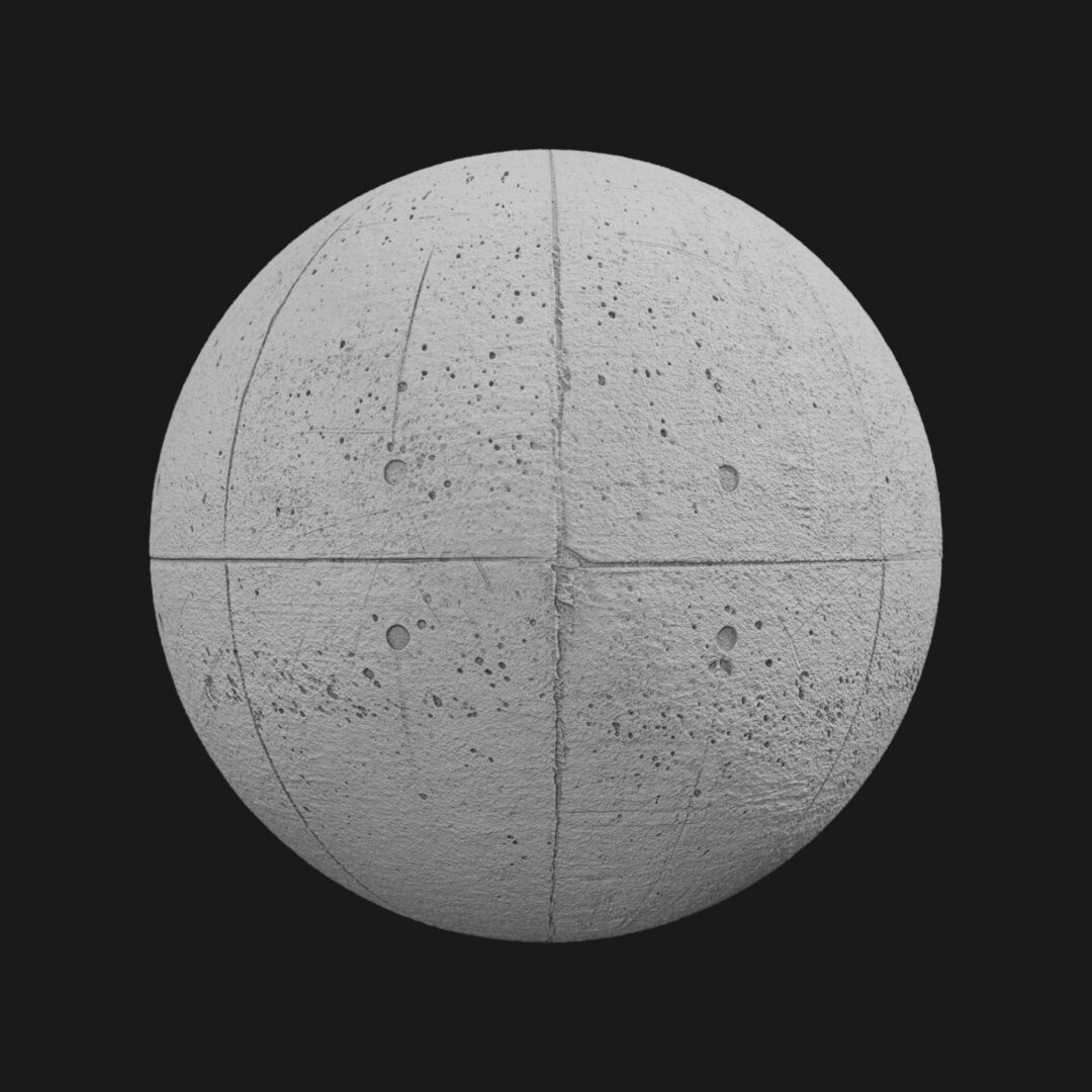 4K Clean Concrete Slab 1 - C4D Redshift Material