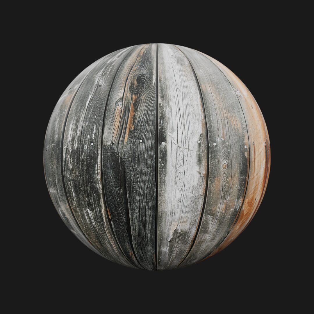 4K Distressed Wood 3 - C4D Redshift Material
