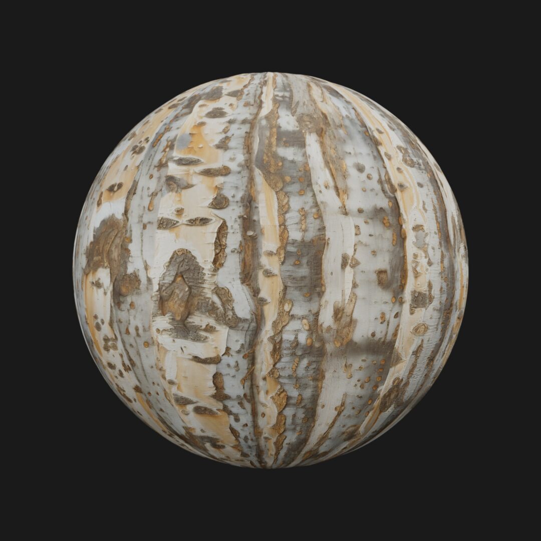 4K Tree Bark 1 - C4D Redshift Material