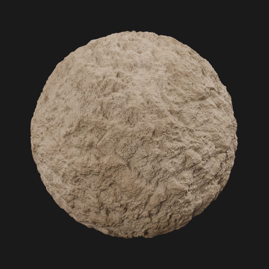 4K Large Rock 05 - C4D Redshift Material