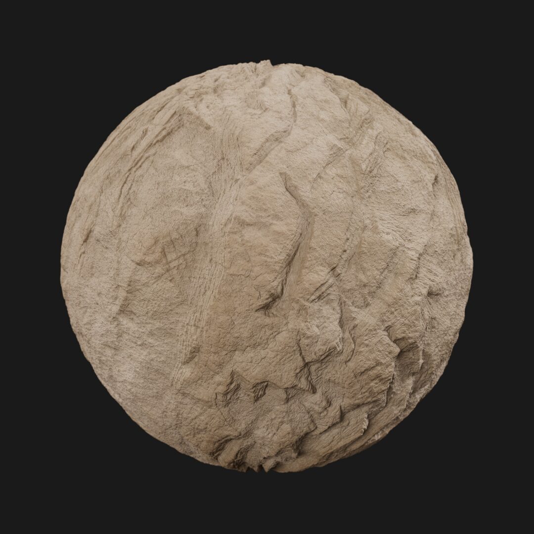 4K Large Rock 06 - C4D Redshift Material
