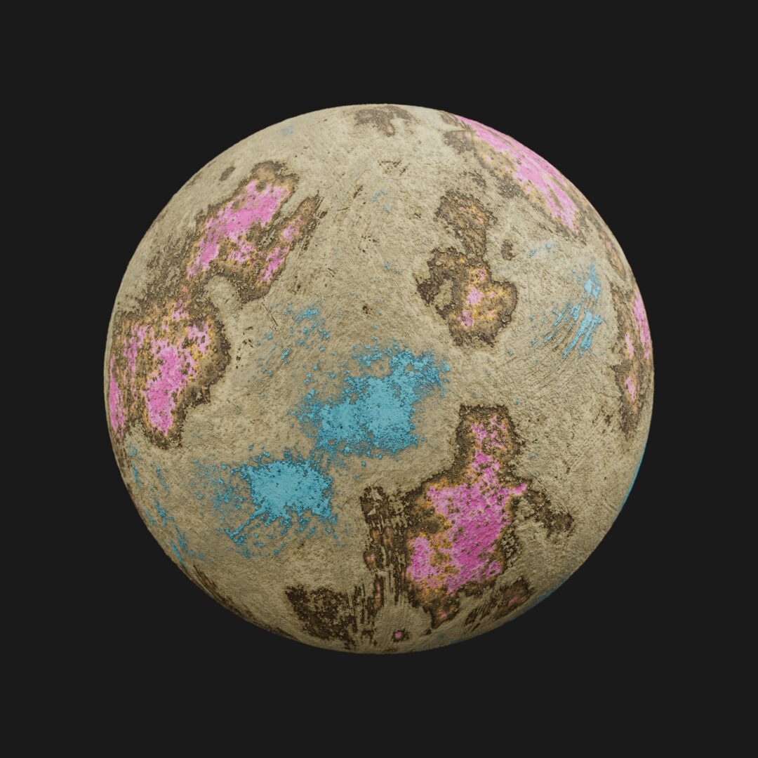 4K Creative Grunge 05 - C4D Redshift Material